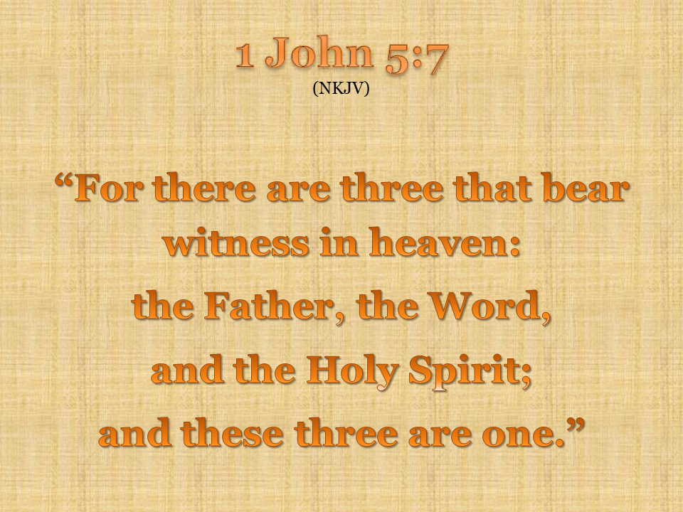 1 John 5:7