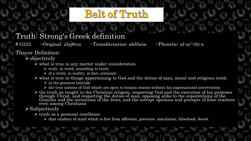 Truth 3 Truth 3